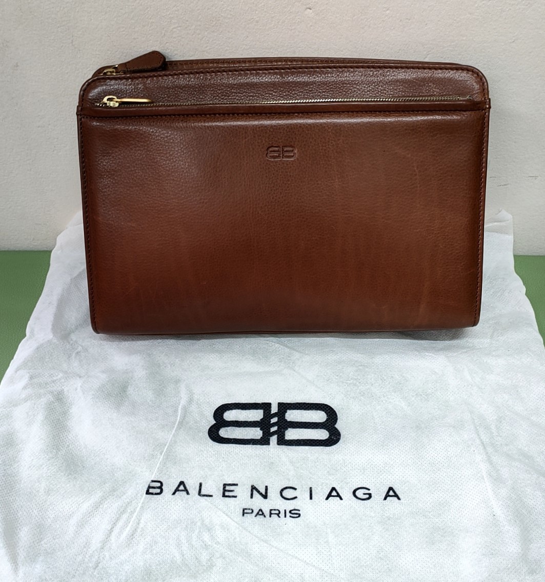 Yahoo!オークション - BALENCIAGA バレンシアガ セカンドバッグ/ACE