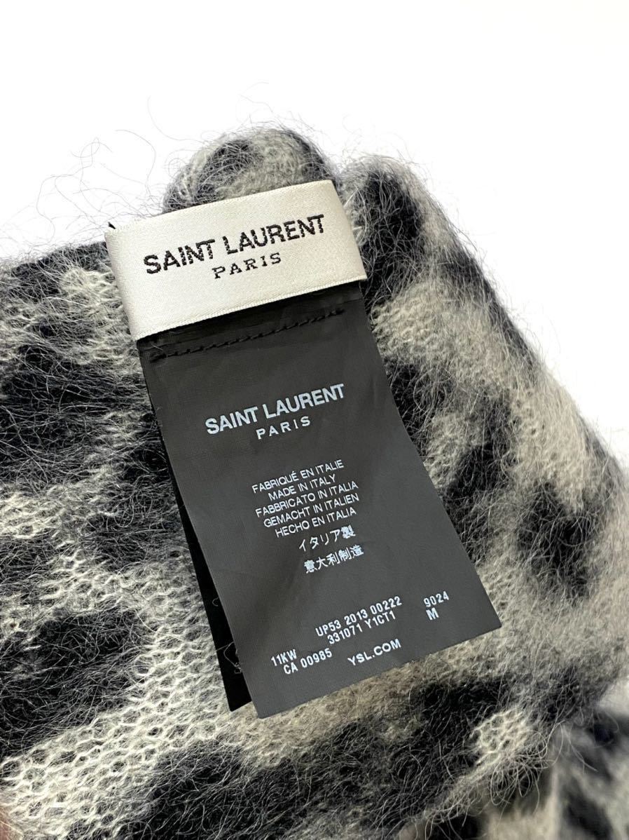 Saint Laurent Paris サンローランパリ モヘヤウールマフラー