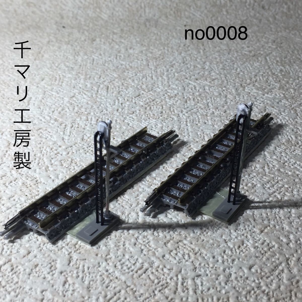 オンラインショップ】 nゲージ 千マリ工房製光る3燈式ダミー信号機no