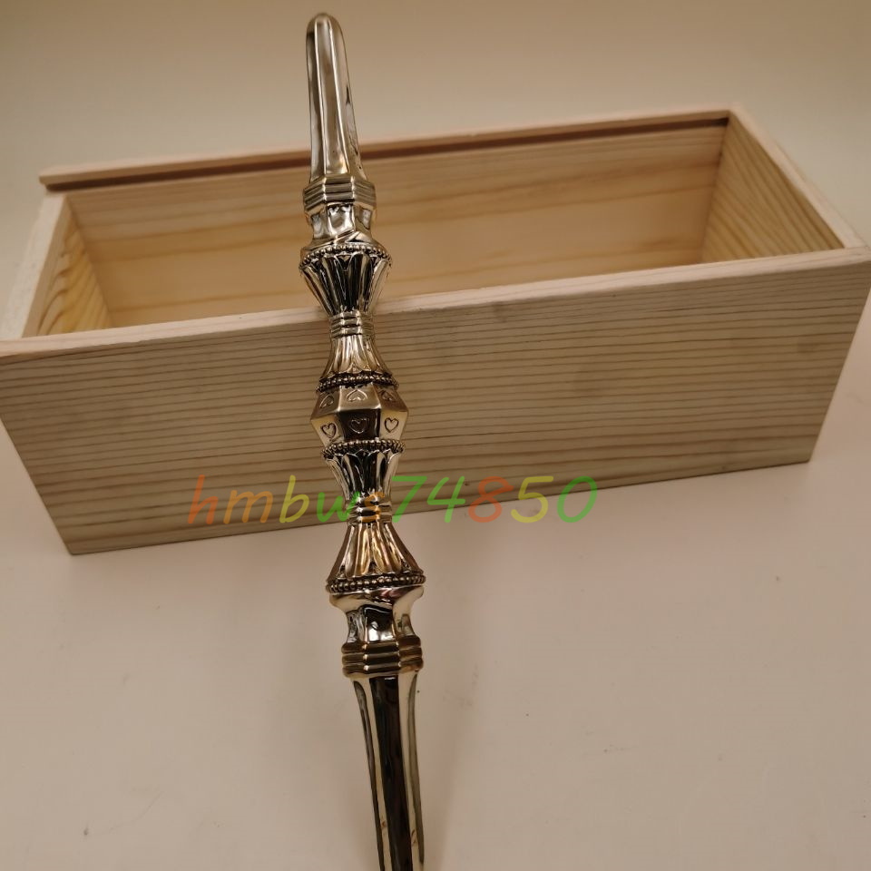 正規代理店 【密教法具 寺院用仏具】 真言宗 金剛杵 独鈷杵 仏具 磨き仕上げ 銅製 長さ23cm 仏具一般 正規代理店 【密教法具 寺院用仏具】 真言宗 金剛杵 独鈷杵 仏具 磨き仕上げ 銅製 長さ23cm 仏具一般