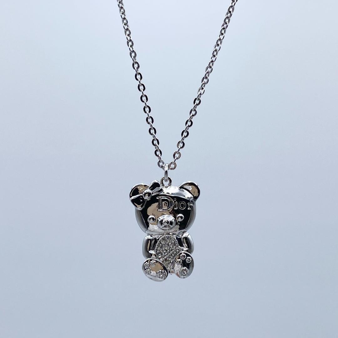 超美品・希少】ディオール レディース ネックレス ペンダント クマ