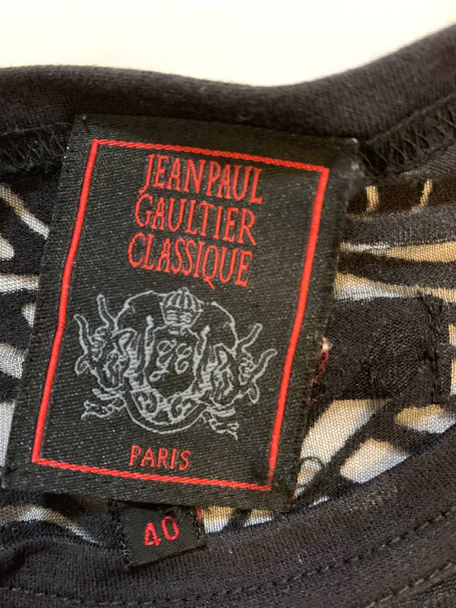 Jean Paul GAULTIER ジャンポールゴルチエ　ゴルチェ　タトゥー　メッシュ　パワーネット　Tシャツ　アーカイブ　atchive tops_画像3