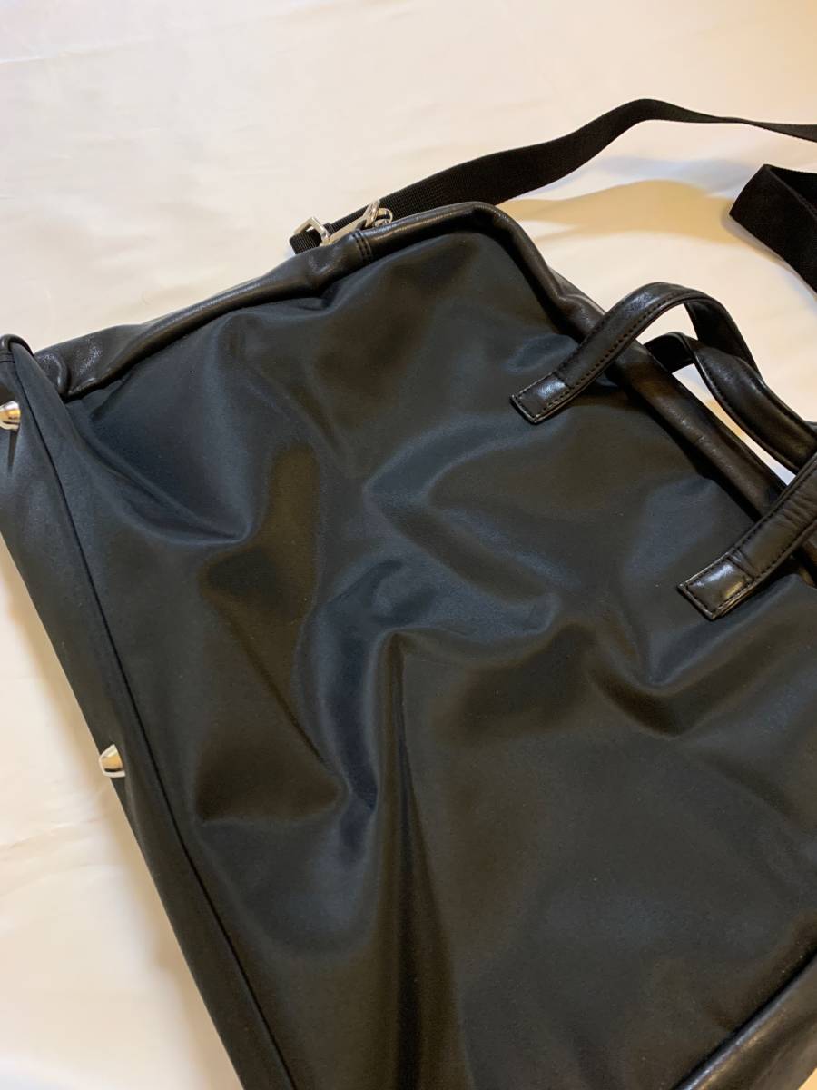 Jean Paul GAULTIER Jean-Paul Gaultier Gaultier business bag bag bag bag 2ways shoulder hand leather leather black 