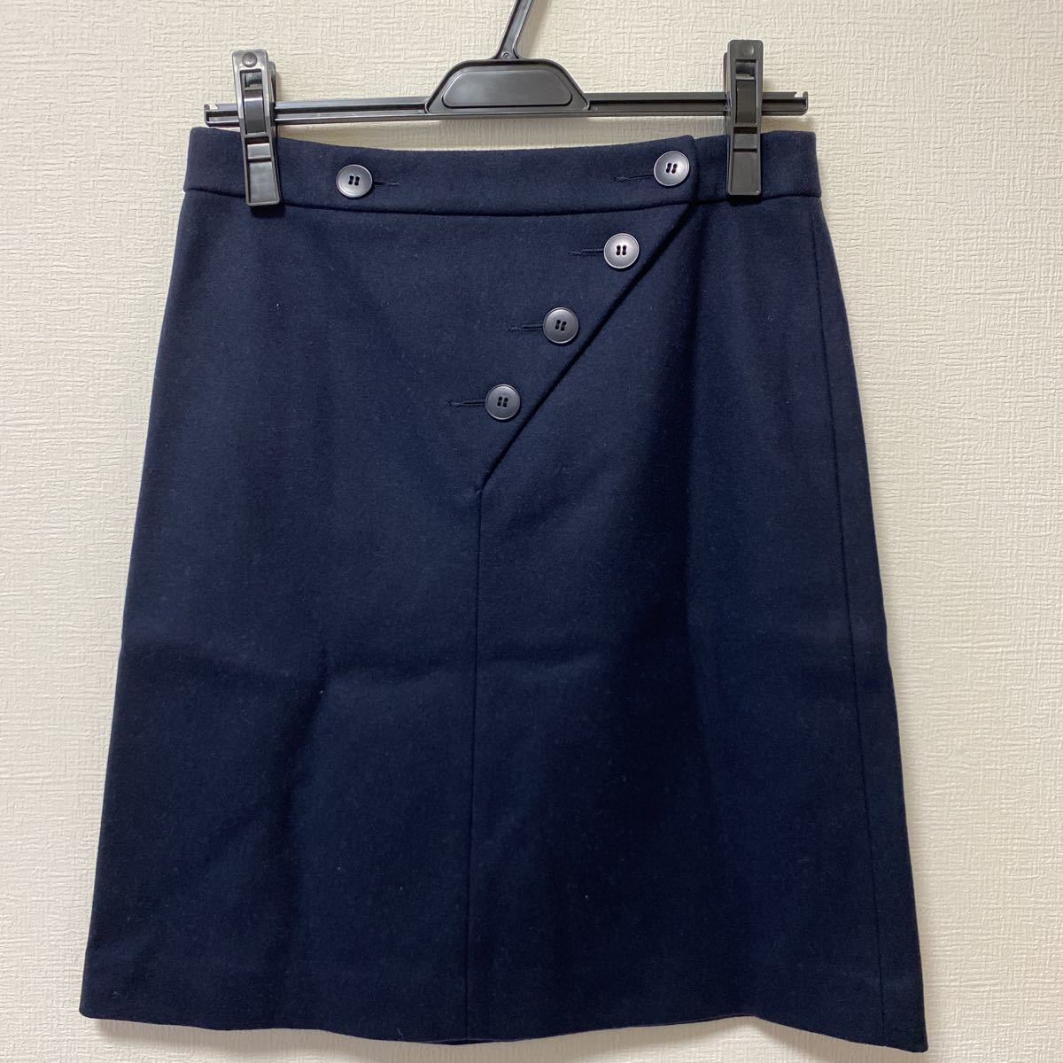 驚きの価格 美品アニエスベー♪ウールミニスカート36 台形スカート