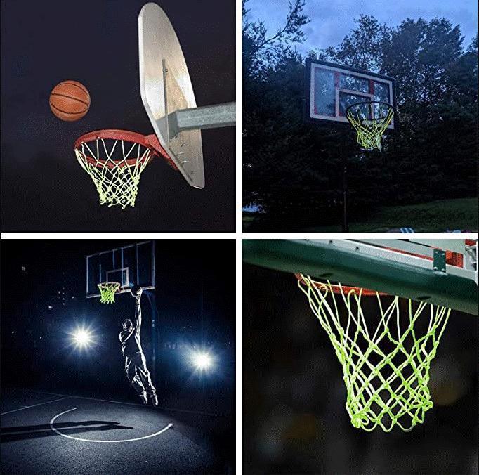 経典 バスケットゴール ネット リング 交換 夜 光る 汎用 簡単 バスケ 道具