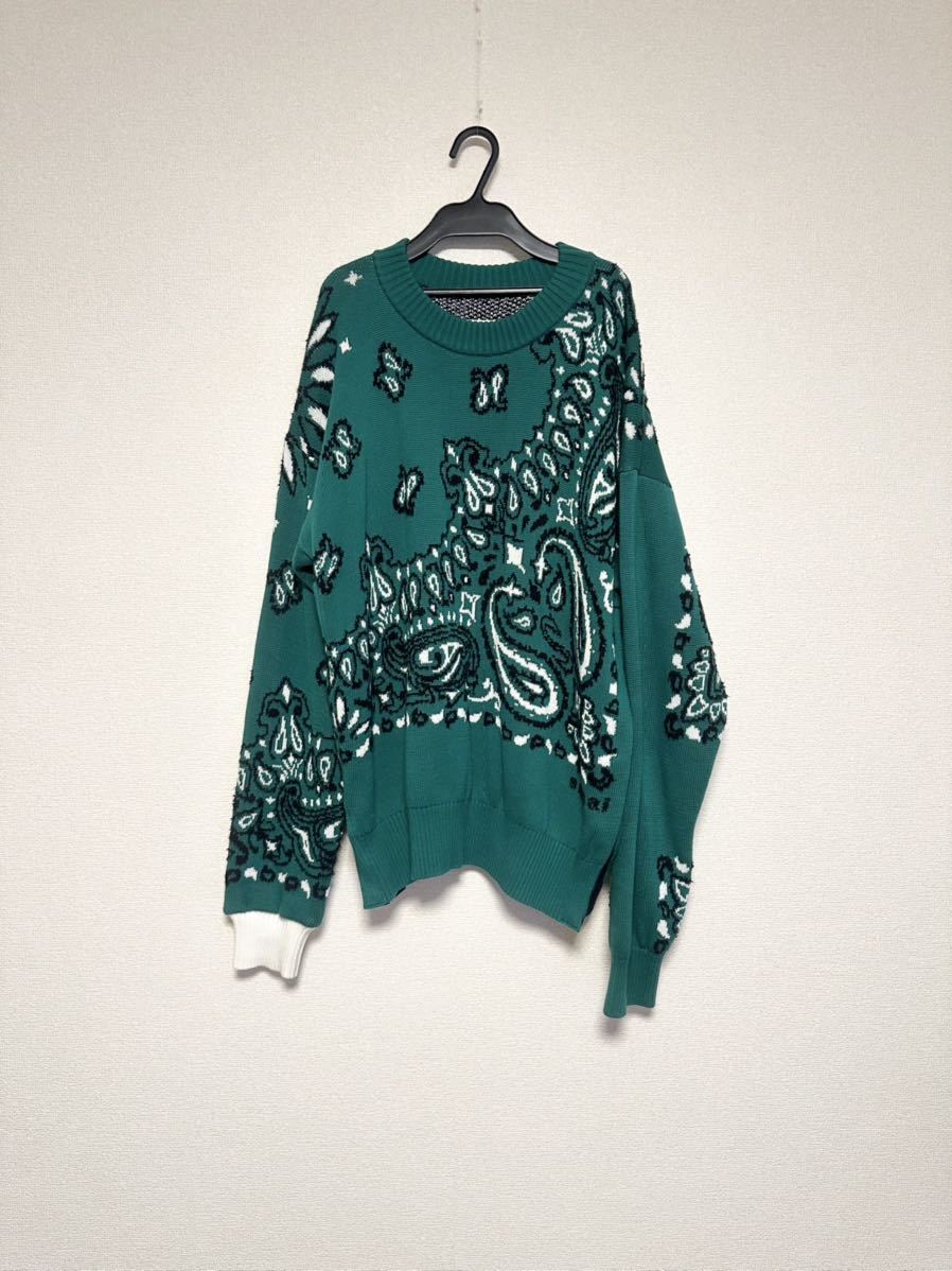 キムタク着用 sacai 22ss Bandana Knit Pullover | www.jarussi.com.br