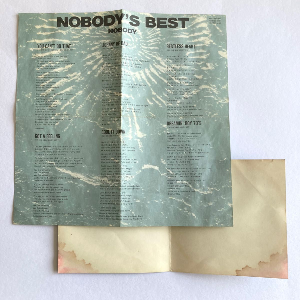 NOBODY'S BEST CD 洋楽 80s 80年代 