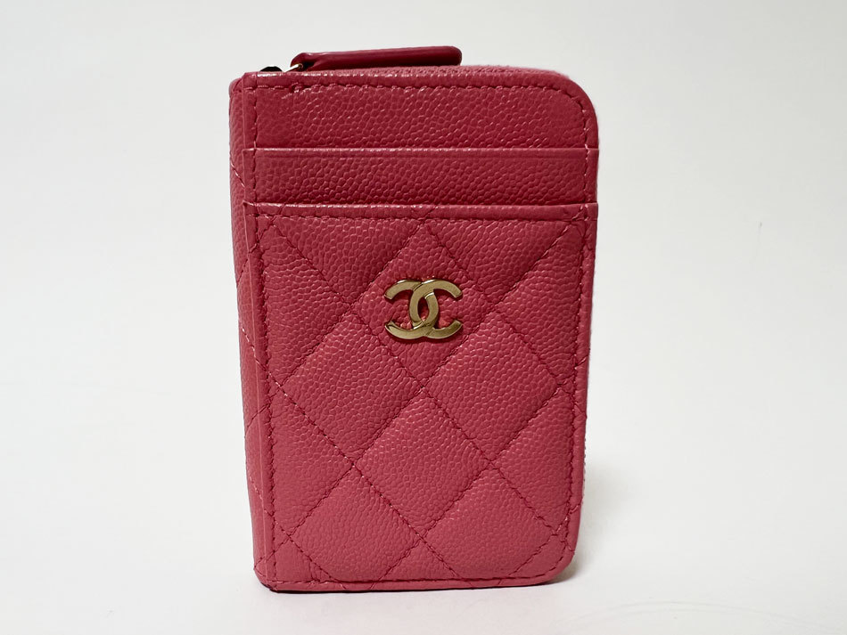 【5%OFF】 送料無料 CHANEL 美品 キャビアスキン ピンク 財布 ファスナー小銭入れ コインパース ジップ カーフスキン グレイドシャイニー シャネル 女性用財布 【5%OFF】 送料無料 CHANEL 美品 キャビアスキン ピンク 財布 ファスナー小銭入れ コインパース ジップ カーフスキン グレイドシャイニー シャネル 女性用財布
