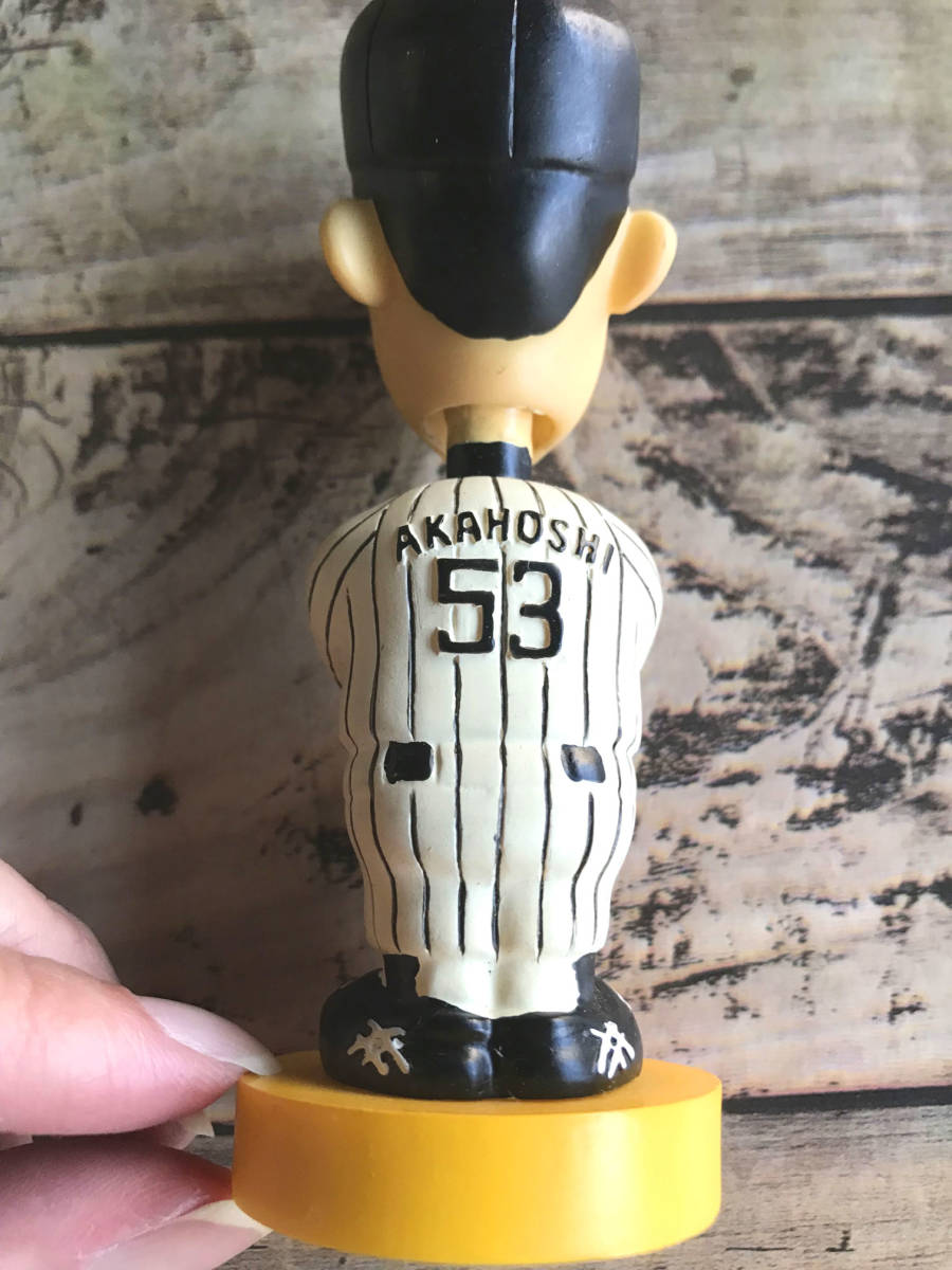  red star . wide / Bubble head doll / Hanshin Tigers /. number 53