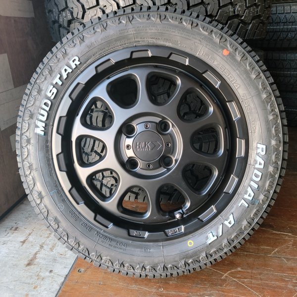 ハイクオリティ ◇新品ホワイトレターナンカン165/65R14+再塗装