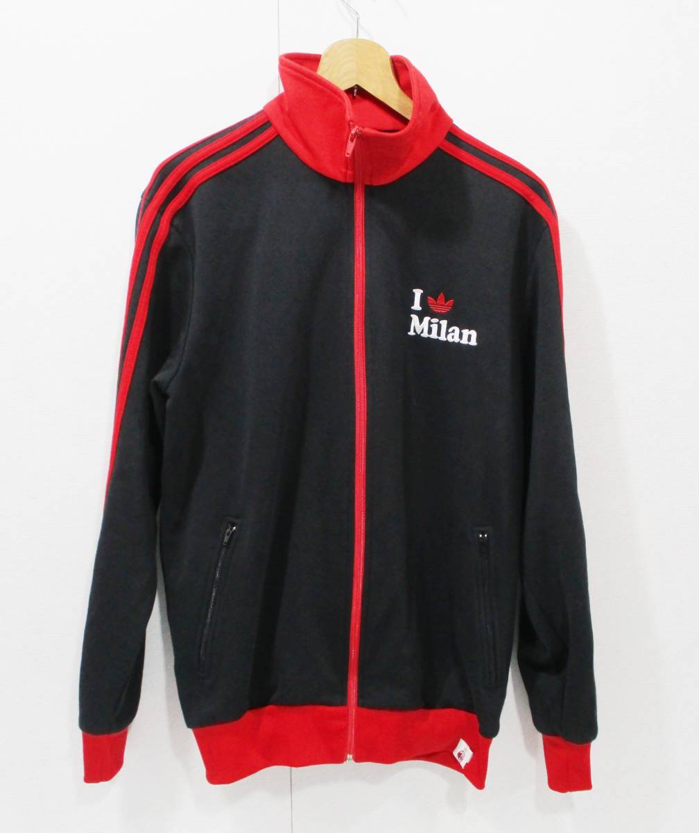 【名入れ無料】 ジャージ コラボ アディダス×ACミラン adidas ◆送料無料◆ 《ジャムルK》ko11-106 黒×赤 サイズ0 メンズ トラックジャケット アディダス 【名入れ無料】 ジャージ コラボ アディダス×ACミラン adidas ◆送料無料◆ 《ジャムルK》ko11-106 黒×赤 サイズ0 メンズ トラックジャケット アディダス