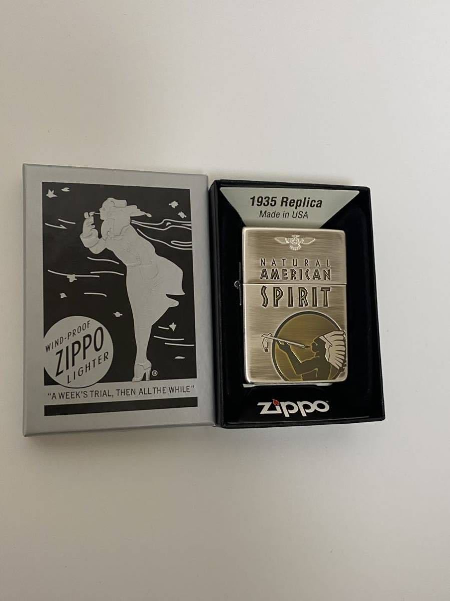 Zippo/ライター/レプリカ/1935/限定/ゴールド/アメスピ/非売品/箱付