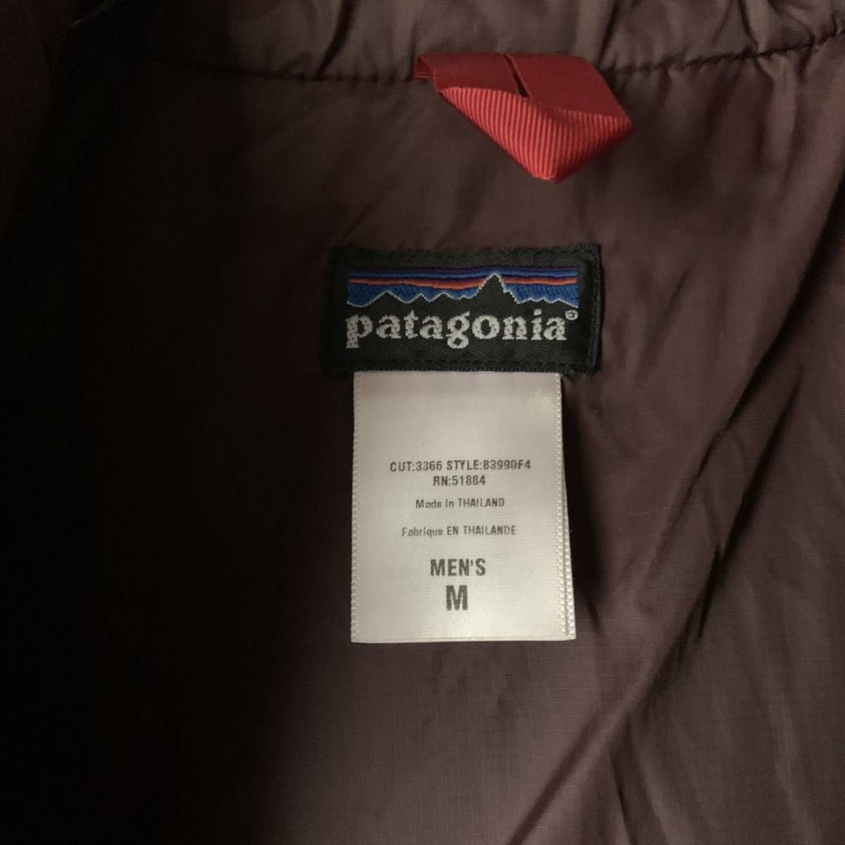 2004年製 F4 廃盤 patagonia パタゴニア 中綿 ナイロン パフジャケット ヴィンテージ チリ M 検 ダスパーカー OLD_画像8
