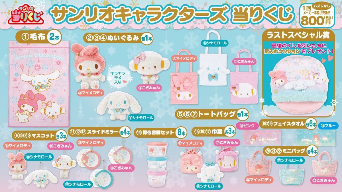 期間限定キャンペーン サンリオくじ 当たりくじ マイメロ リュック
