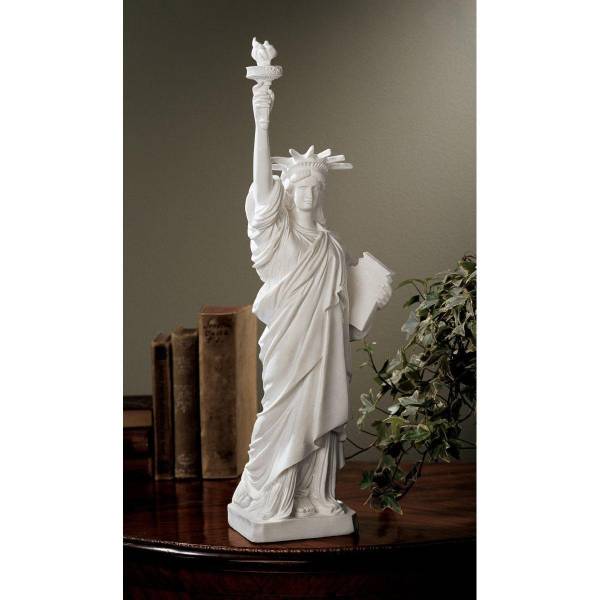 自由の女神　大理石風彫刻彫像置物インテリアオブジェアクセントホームデコ装飾品飾り物アメリカ雑貨飾り家具小物ホワイトデコレーション