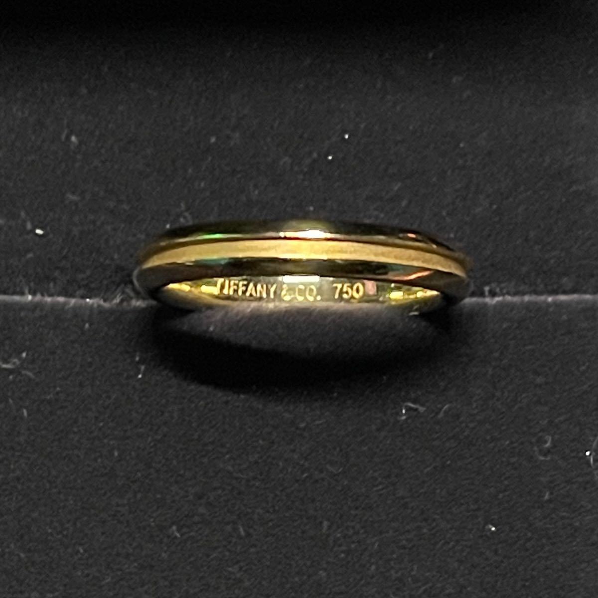 ティファニー Tiffany 18KYG リング 12.5号 約4.9g TIFFANY&Co. 腕時計