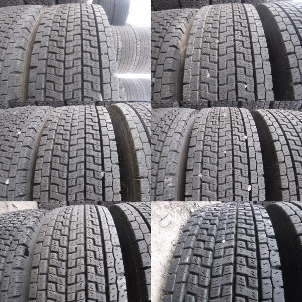  free shipping * aluminium wheel aru core 6H-222.25 6ps.@8~9 amount of crown 20 year Yokohama 225/80R17.5 123/122L LT 17.5 -inch *32818