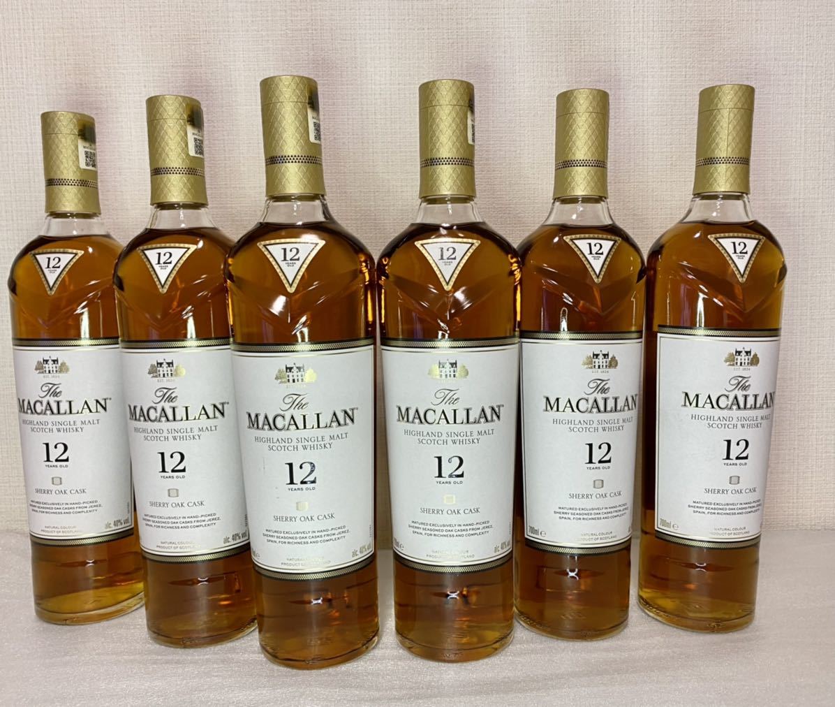 新☆マッカラン シェリーオークカスク 12年 700ml 正規品 6本