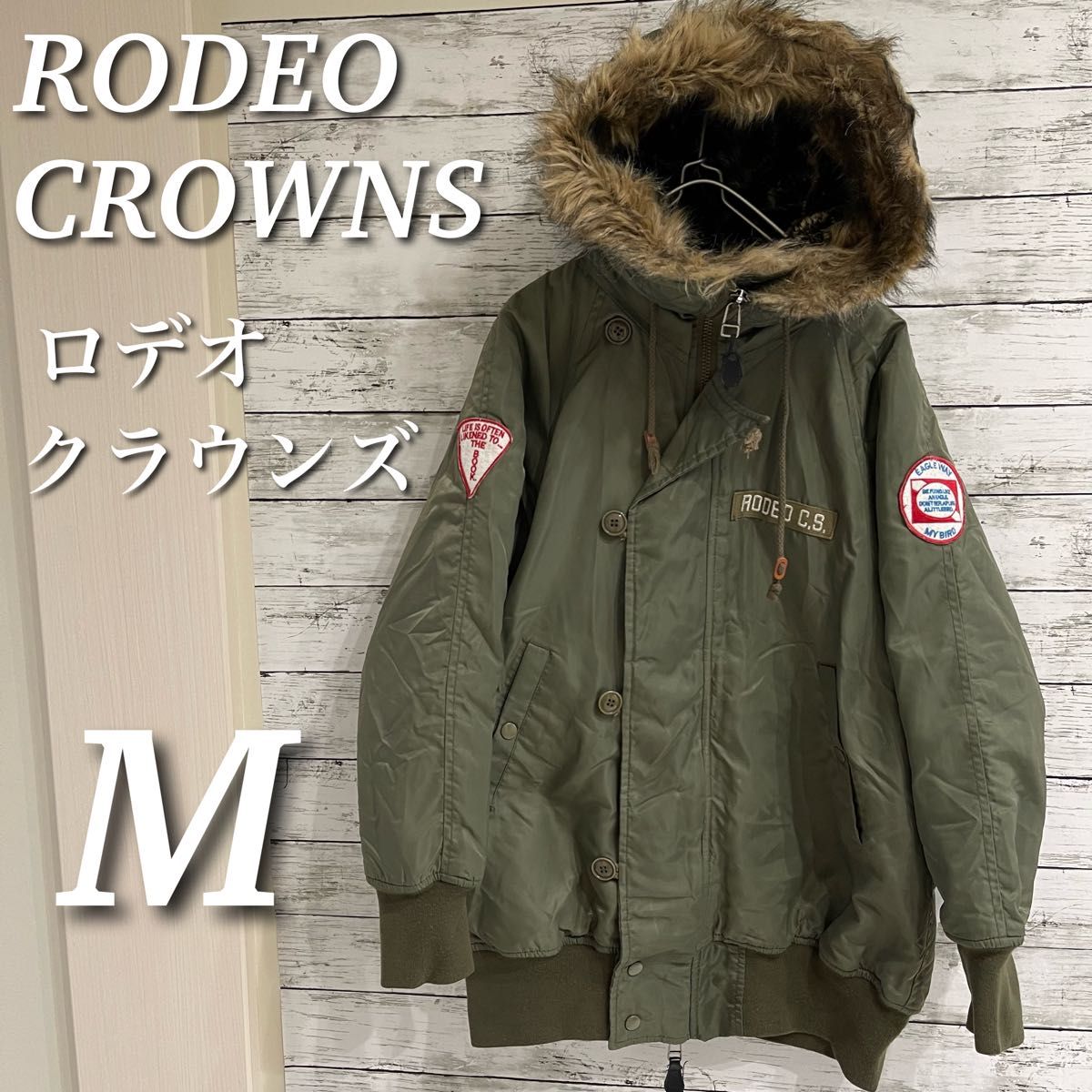 お洒落♡RODEO CROWNS ロデオクラウンズ メンズ ピーコート ネイビー