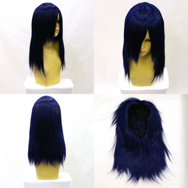 * sale * free shipping ** heat-resisting * prompt decision full wig Short strut blue / blue D3