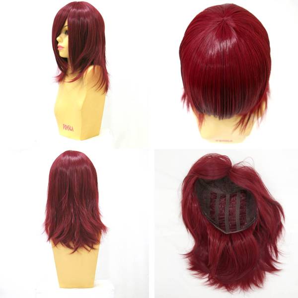 * sale * free shipping * immediate payment possibility * heat-resisting * prompt decision full wig Short wine red D2