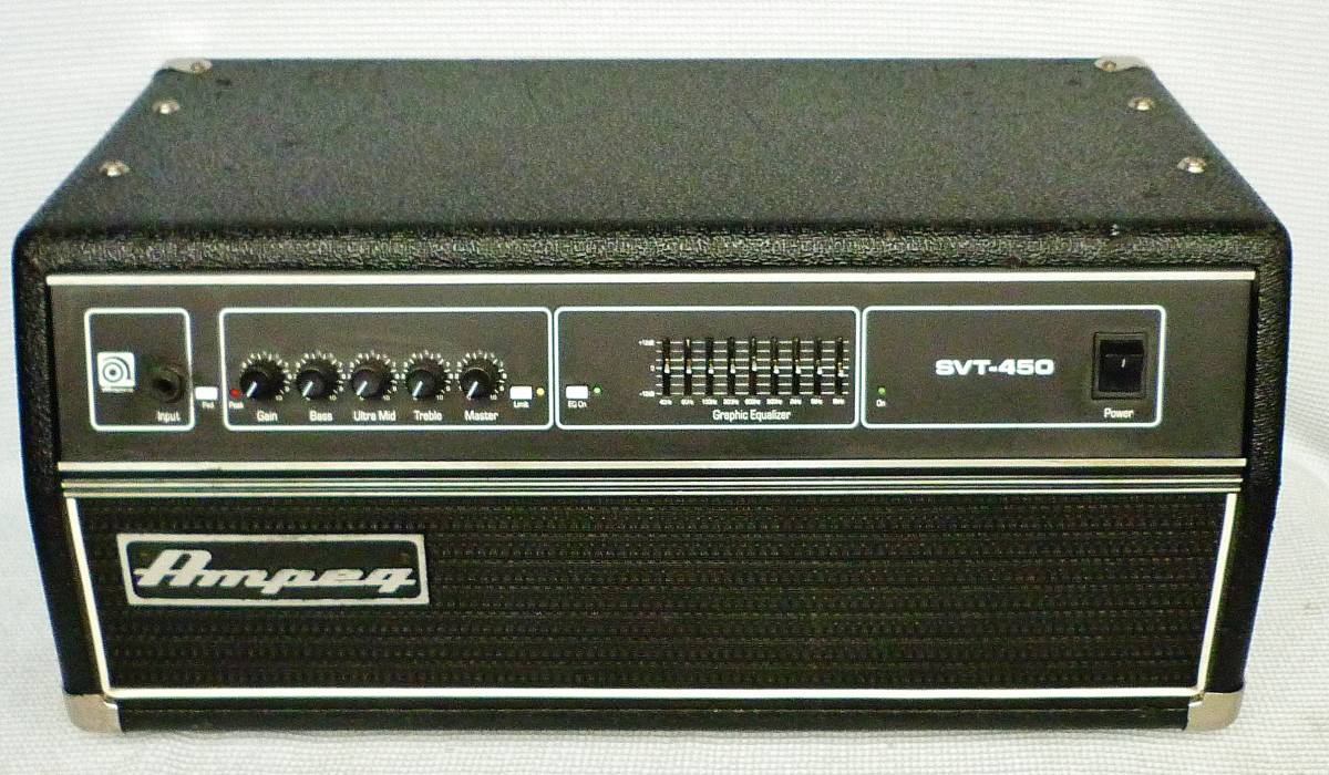 AMPEG SVT-450HJ プロ用BASS AMP 出カ450W MADE IN U,S,A, 美品