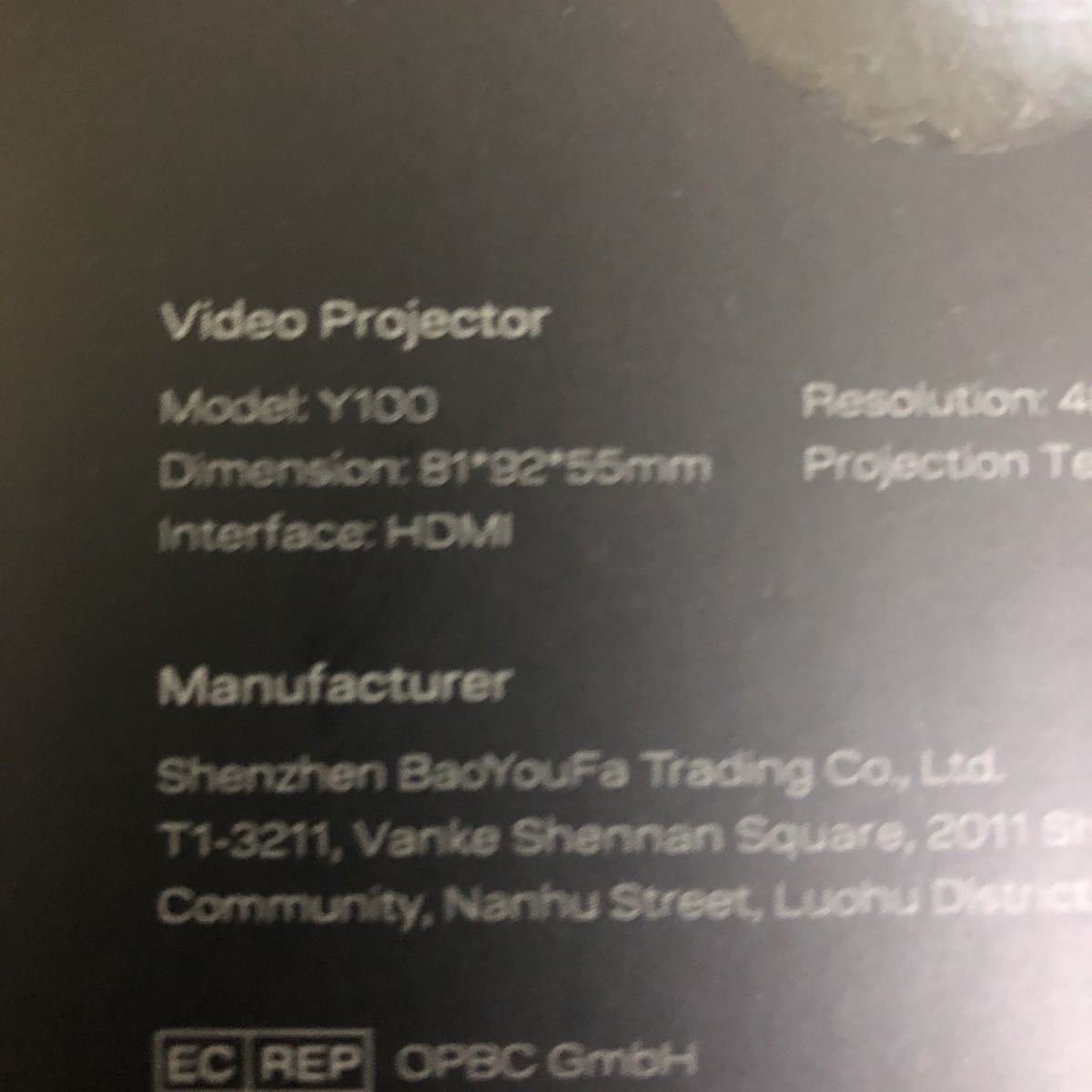 YOTON プロジェクター 小型 モバイルプロジェクター 1080P対応 HDMI/Chromecast/PS4/TV Stick
