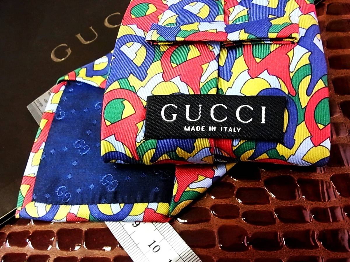 ■E3080N●良品●グッチ【GUCCI】ネクタイ