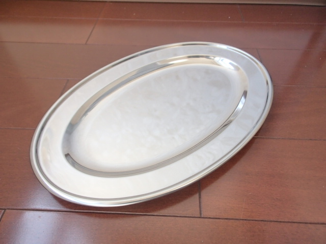  immediately successful bid new goods stainless steel volume . small stamp plate 9 -inch small stamp type stainless steel plate yakiniku plate bai King plate new goods unused made in Japan volume . small stamp plate 18-0 stainless steel 