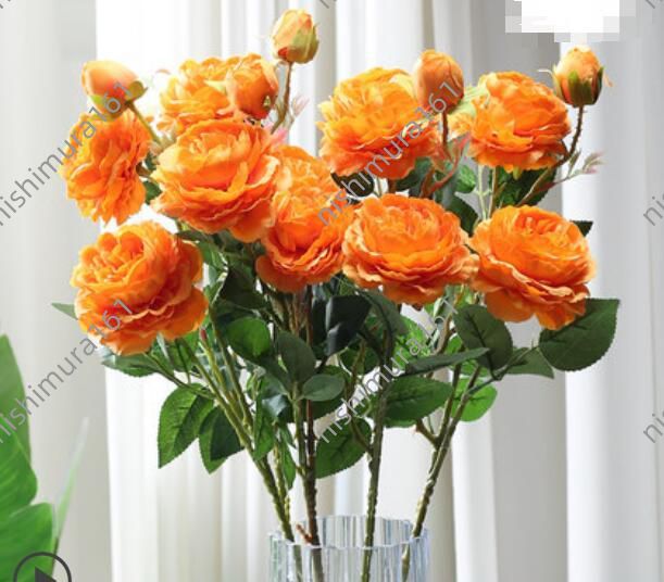  ручная работа *..*5 шт. комплект цветок 10 голова * искусственный цветок * искусственный цветок * orange серия 