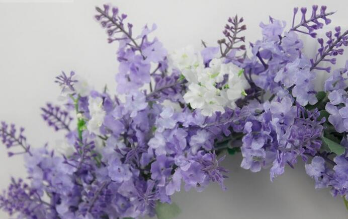  hand made * lavender lease * artificial flower * wall decoration * entranceway lease * party for * new goods 