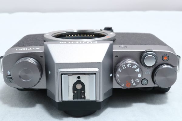 ■特上品■ FUJIFILM フジフィルム ミラーレス一眼 X-T100 ダークシルバー X-T100-DS_画像4