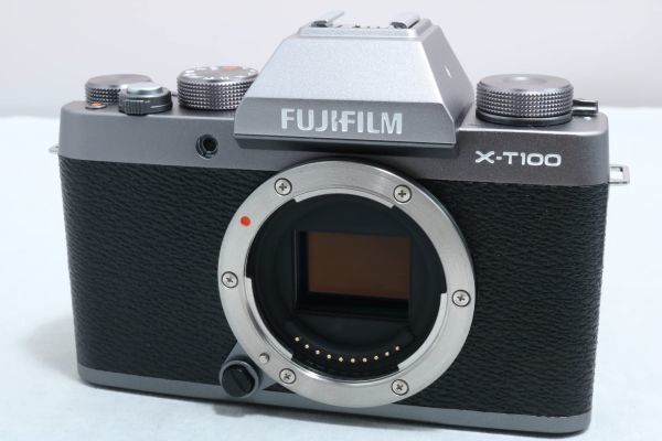 ■特上品■ FUJIFILM フジフィルム ミラーレス一眼 X-T100 ダークシルバー X-T100-DS_画像2