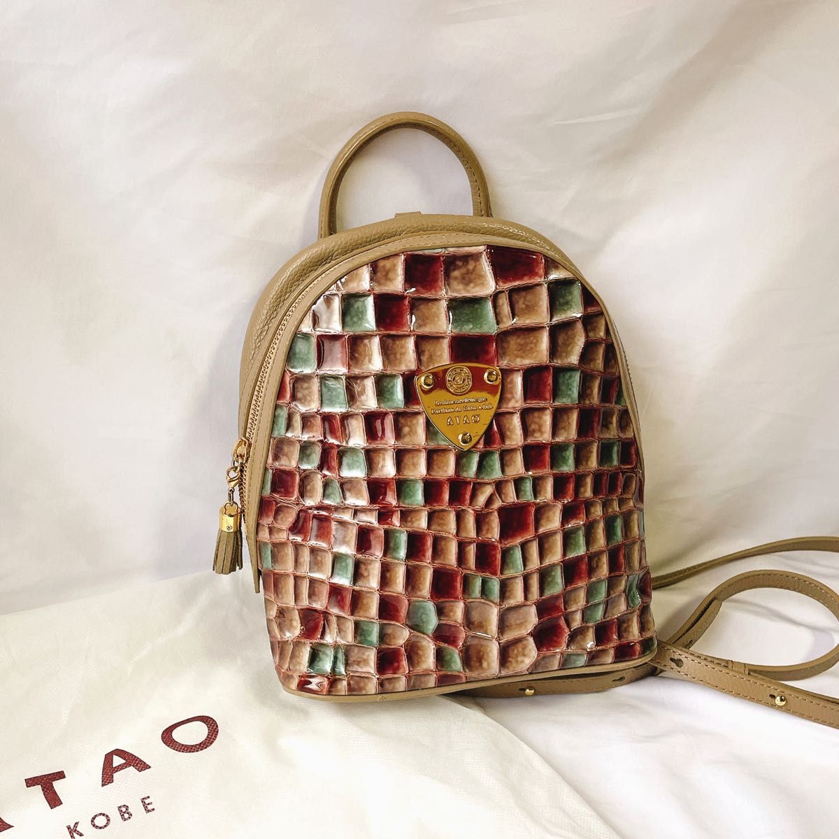 アタオ ATAO ミッドタウン ヴィトロ セピアボルドー 4wayミニ アタオ ATAO ミッドタウン ヴィトロ セピアボルドー 4wayミニ