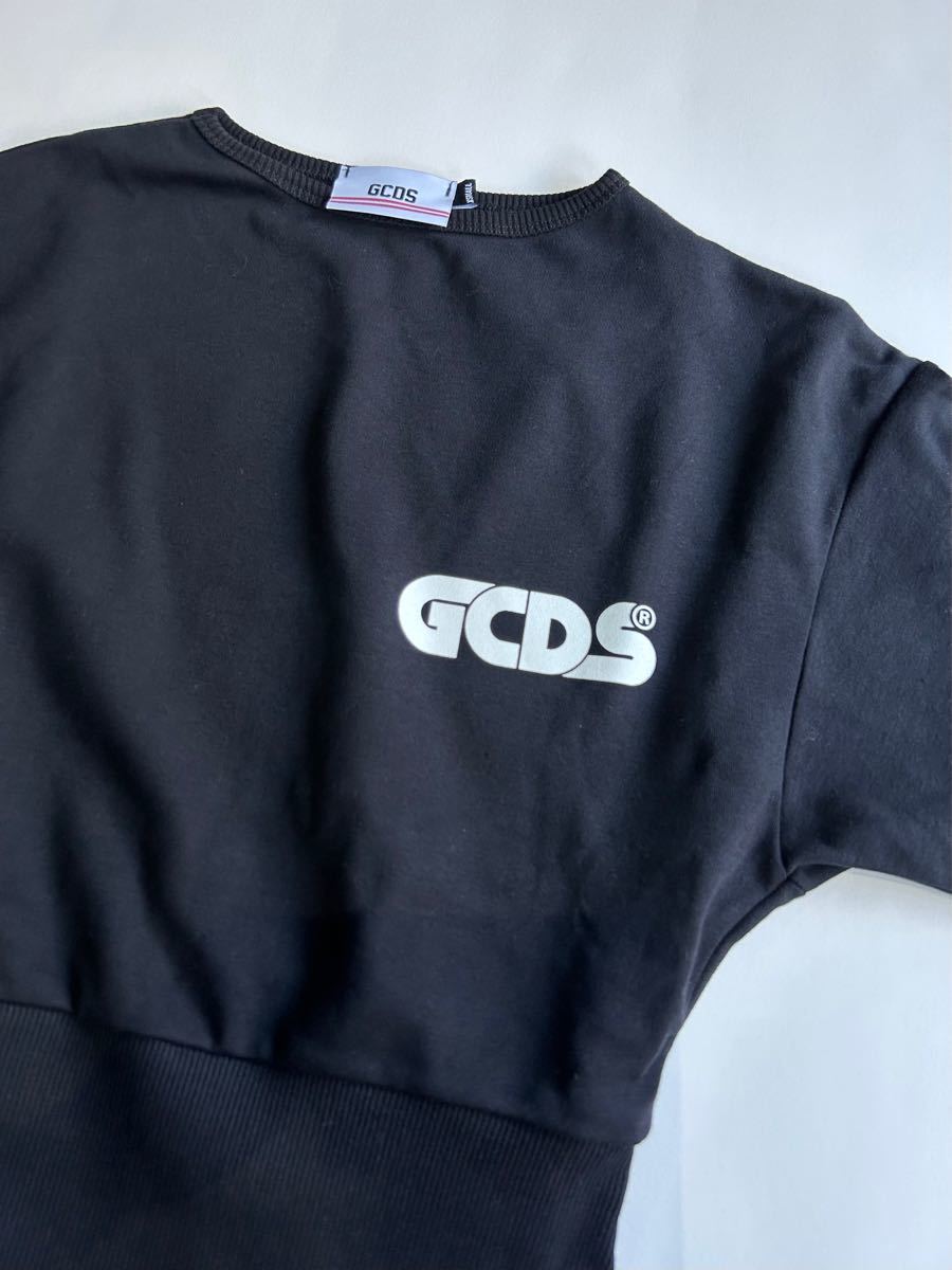 新品・XS】GCDS/Tシャツ/ボディースーツ/ブラック ディズニー
