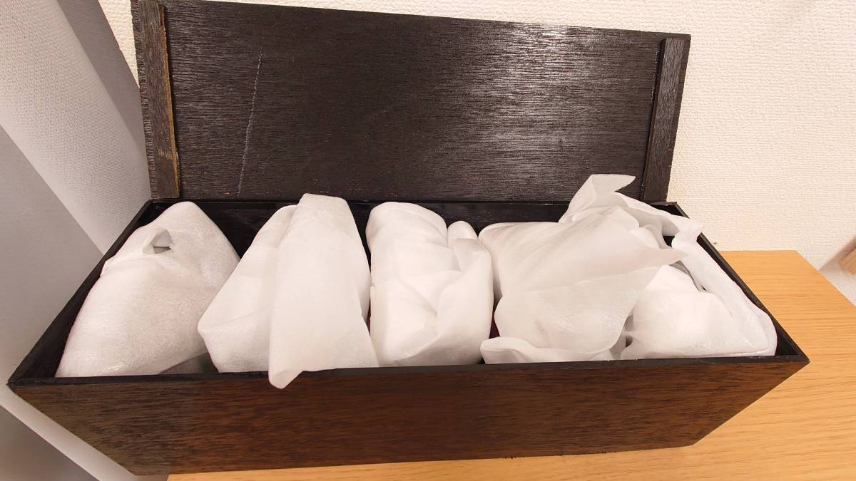 有田焼 清秀 彩り茶碗 ５ヶセット 木箱付 未使用の画像8