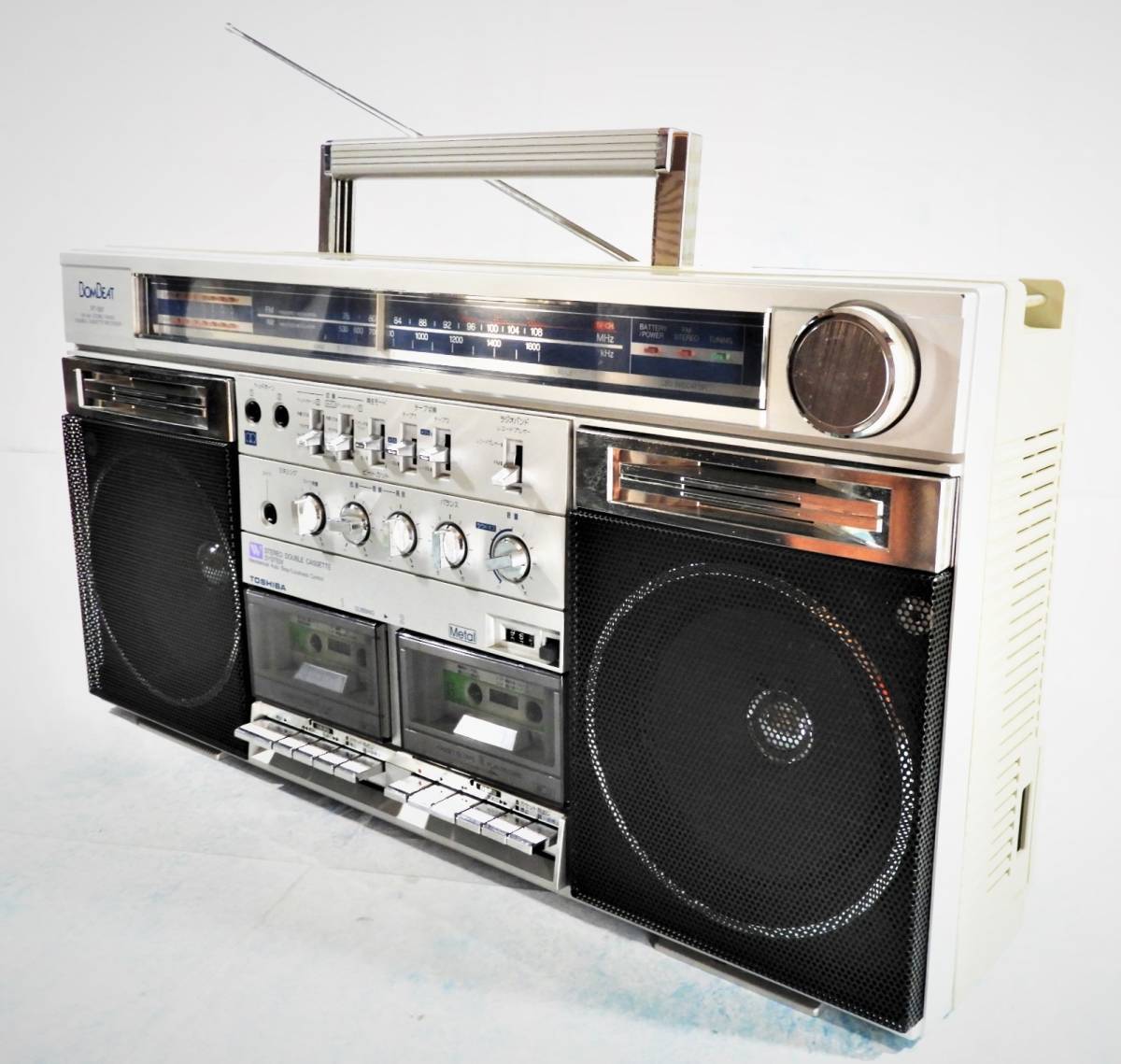 完動品!東芝【TOSHIBA BomBeat RT-S87大型Wラジカセ】 bak.unimed.ac.id