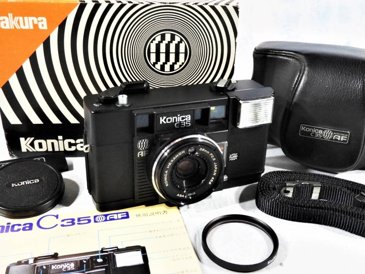 新版 KONICA C35AF 動作確認済 ジャスピンコニカ sushitai.com.mx