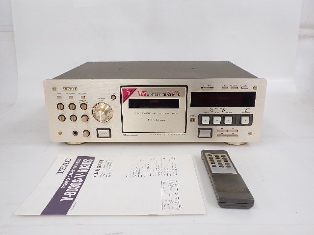 TEAC ティアック V-8030S カセットデッキ リモコン/説明書付 ∴ 6828D