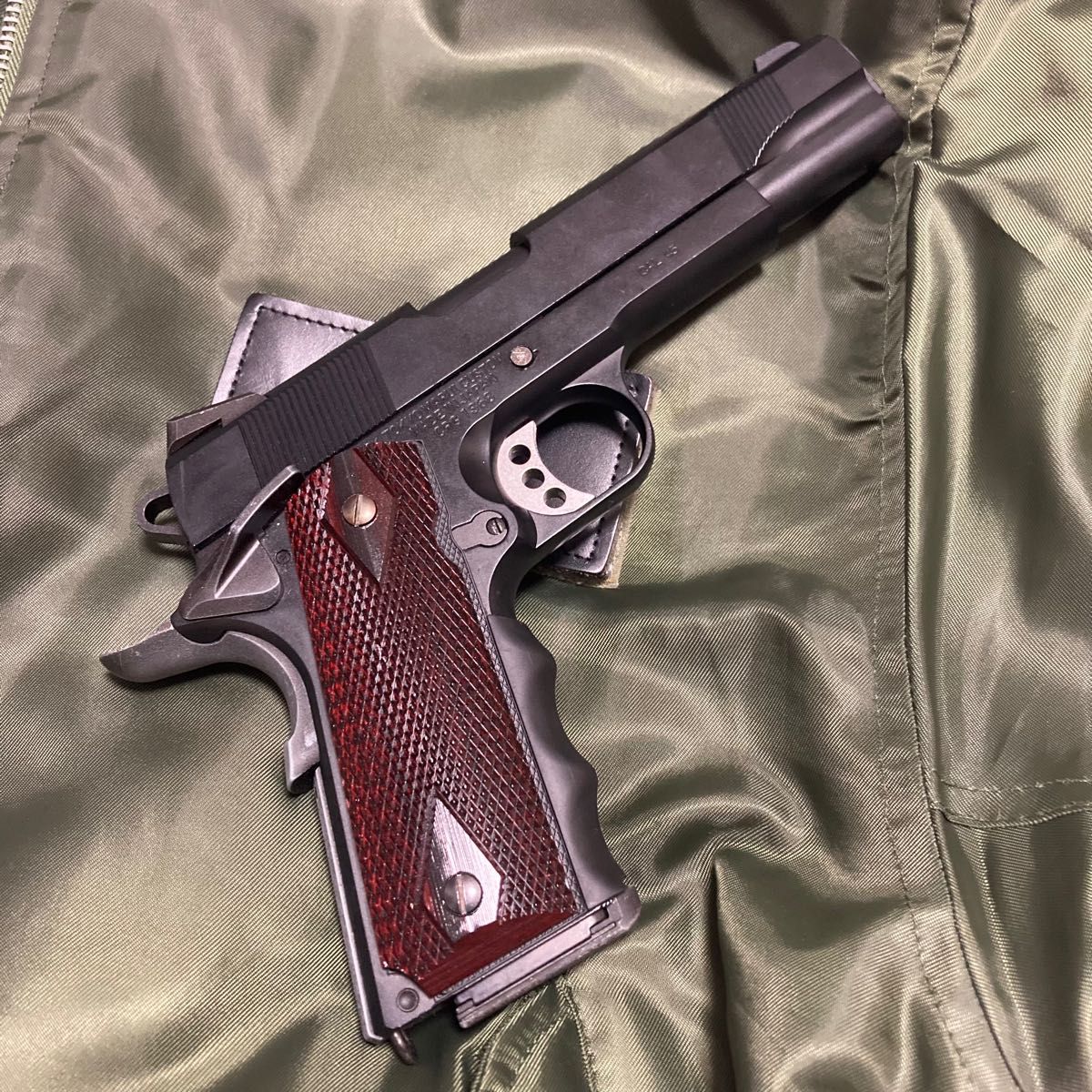 マルイ/WA対応 M1911ラバーフィンガーチャンネル グルーブ ボブチャウ