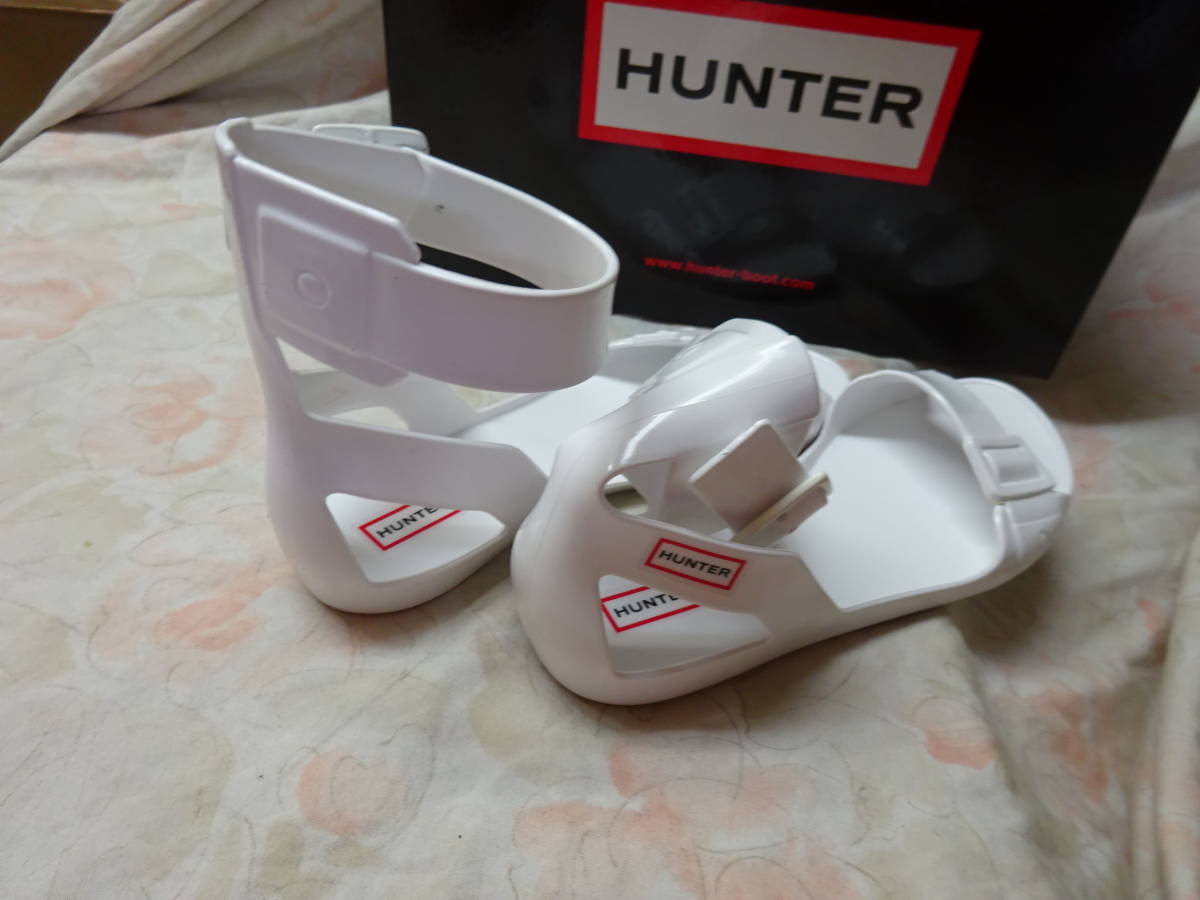 * new goods HUNTER Hunter rain sandals WH 23cm HA21