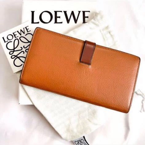 ヤフオク! - 極美品 ロエベ LOEWE長財布 バーティカルウォレ...