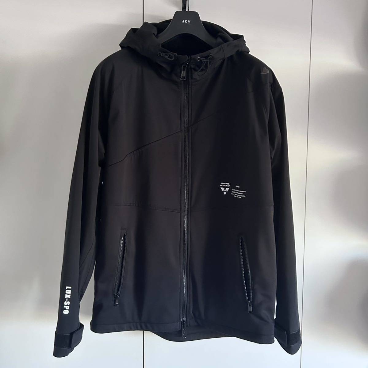 AKM×Brown Bunny LUXE163 ダイアゴナルブルゾン定価9万/ジャージ AKM×Brown Bunny LUXE163 ダイアゴナルブルゾン定価9万/ジャージ