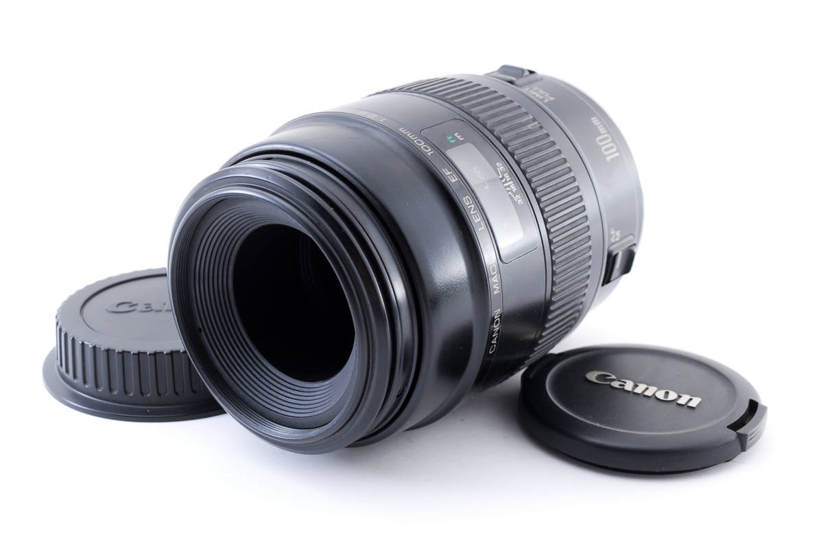 Canon MACRO LENS EF 100mm F2.8 キャノン 望遠 単焦点 マクロレンズ #6988_画像1