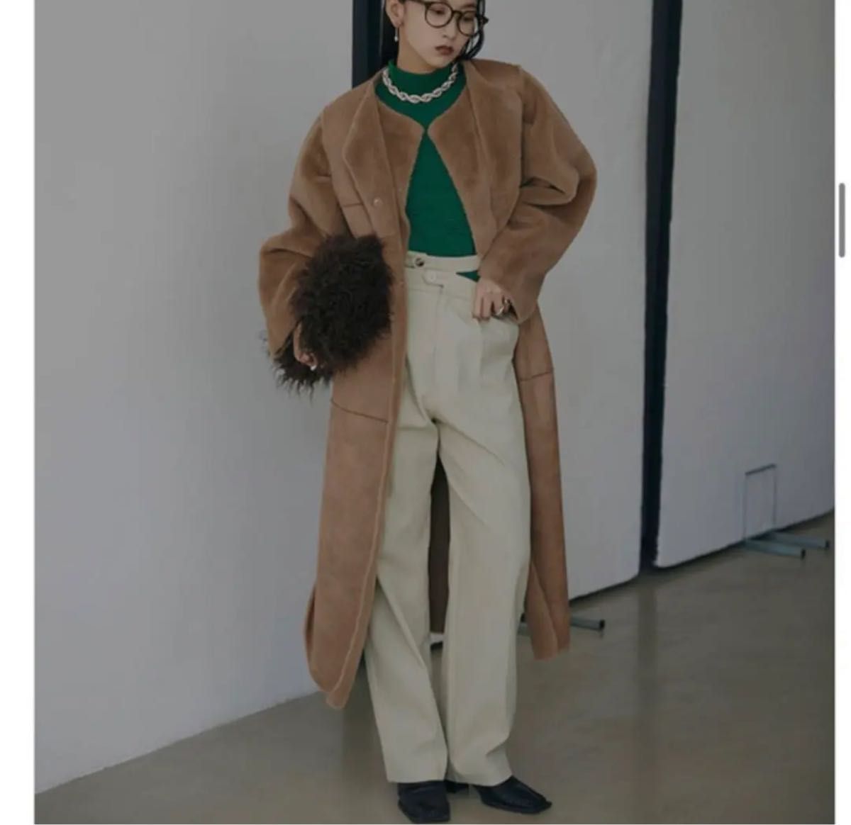 が大特価! ameri アメリ MANY WAY USEFUL BOA COAT ロングコート
