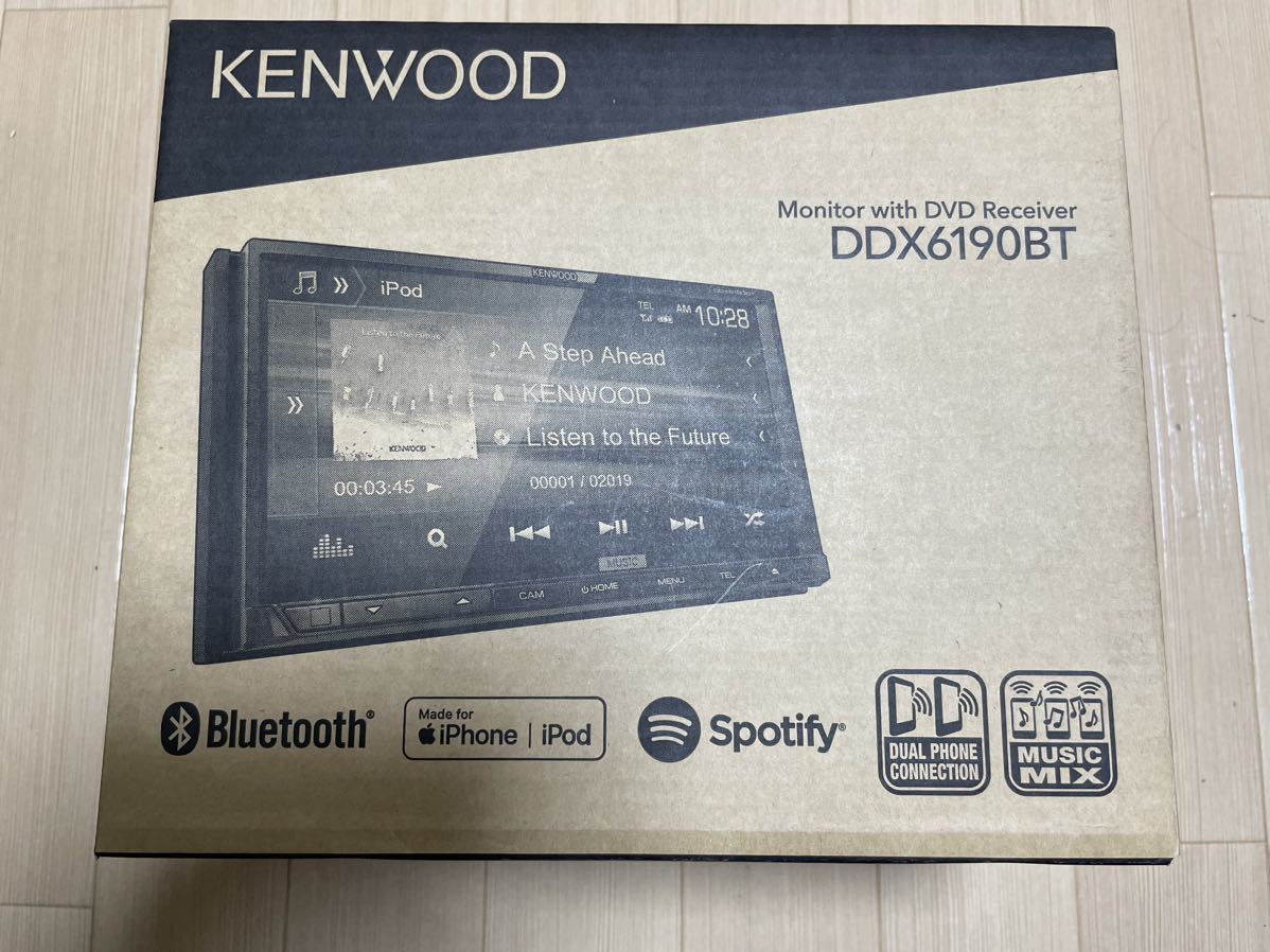 新品 未使用】KENWOOD ディスプレイオーディオ DDX6190BT 