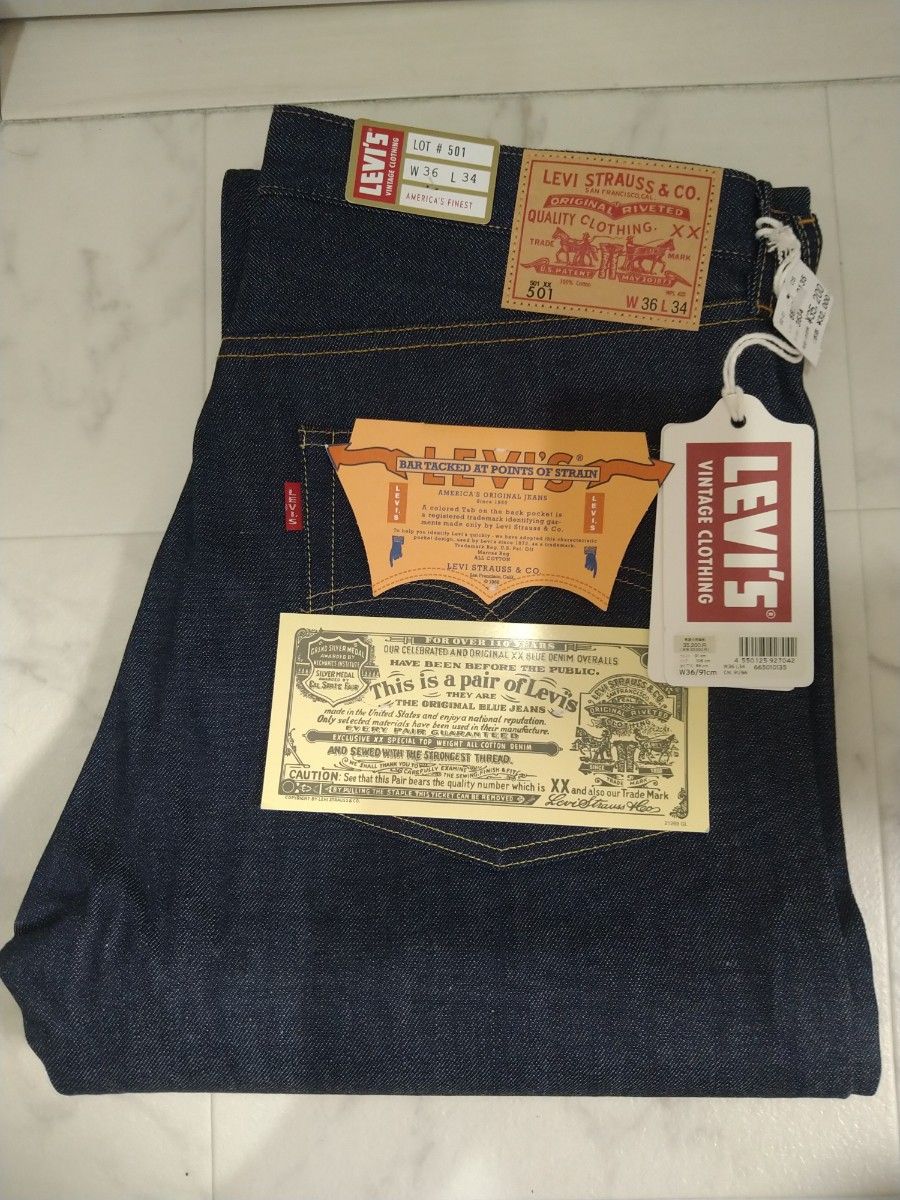 新品未使用 LEVIS501 66501復刻日本製 W36 | labiela.com