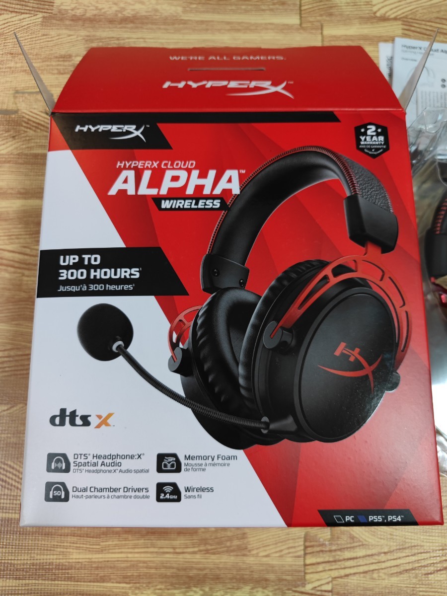 スーパーセール HyperX Cloud Alpha ゲーミングヘッドセット ブラック