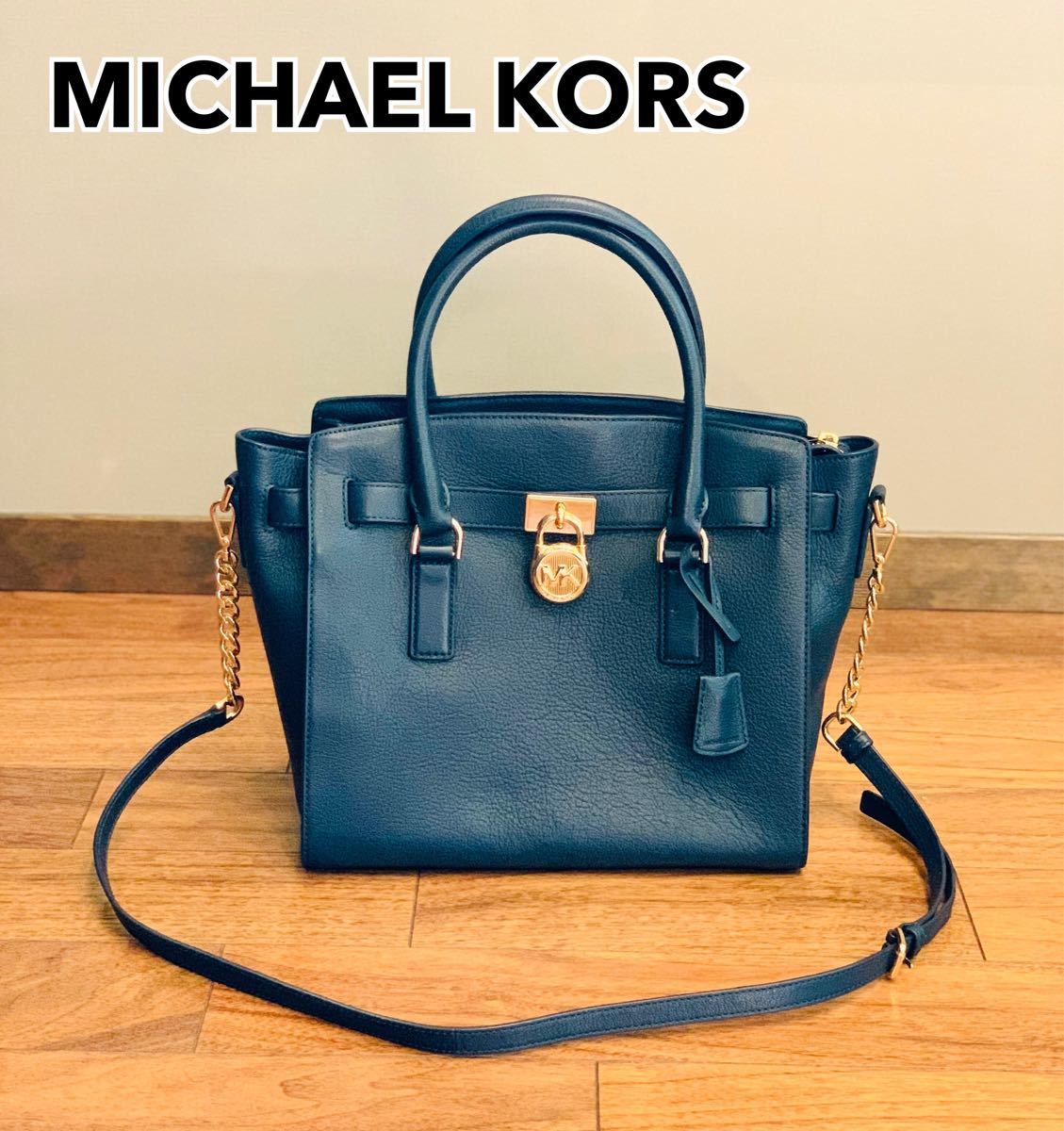 ショッピング売品 極美品 MICHAELKORS 2wayバッグハミルトン