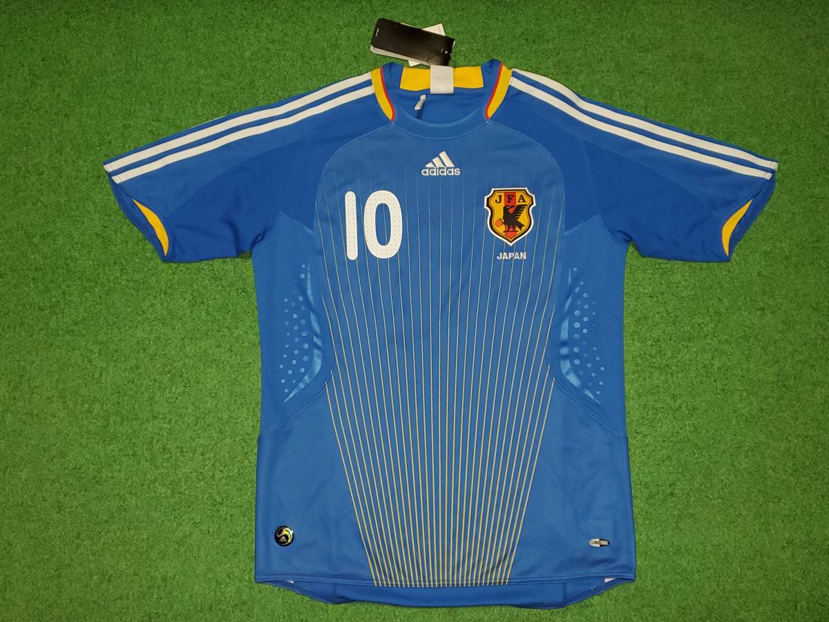 中村俊輔 直筆サイン入り adidas / 08-09 日本代表 ユニフォーム